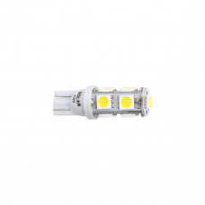 LED автолампа Solar 12V T10 W2.1x9.5d 9SMD 5050 white, 2шт