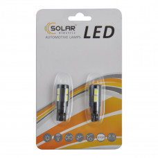 Автолампа Solar LED 12V T10 W2.1x9.5d 10SMD white, 2шт LS287_B2 Автолампа Solar LED 12V T10 W2.1x9.5d 10SMD white, 2шт LS287_B2