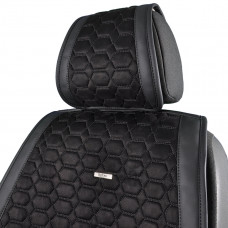 Преміум накидки для передніх сидінь BELTEX Monte Carlo, black 2шт.
