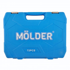 Професійний набір інструментів в кейсі MÖLDER 1/2", 1/4" 72 T, CR-V, 72од. MT60072