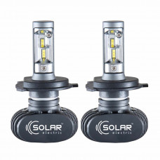 Автолампа Solar LED H4 12/24V 6000K 4000Lm 50W Seoul CSP 19x19 Автолампа Solar LED H4 12/24V 6000K 4000Lm 50W Seoul CSP 19x19