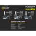 Автолампа Solar LED H4 12/24V 6000K 4000Lm 50W Seoul CSP 19x19