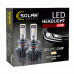 LED автолампа Solar H4 12/24V 6500K 8000Lm 60W ZES Chip