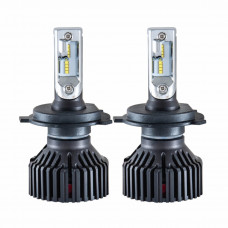 LED автолампа Solar H4 12/24V 6500K 8000Lm 60W ZES Chip