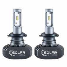 Автолампа Solar LED H7 12/24V 6000K 4000Lm 50W Seoul CSP 19x19 Автолампа Solar LED H7 12/24V 6000K 4000Lm 50W Seoul CSP 19x19