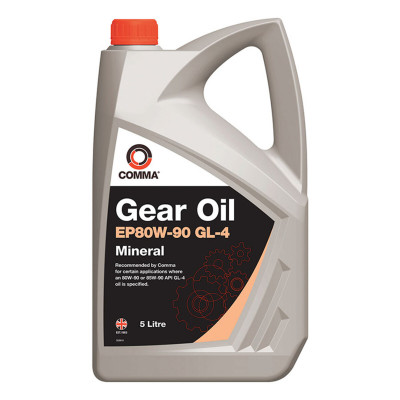 Трансмісійне масло Comma GEAR OIL EP80W-90 GL4 5л