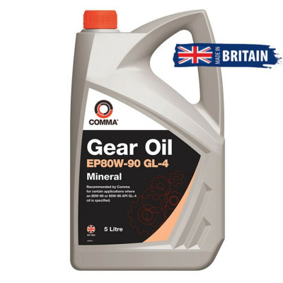 Трансмісійне масло Comma GEAR OIL EP80W-90 GL4 5л