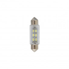 LED автолампа Solar 24V SV8.5 T11x39mm 6smd 3528 white 10шт