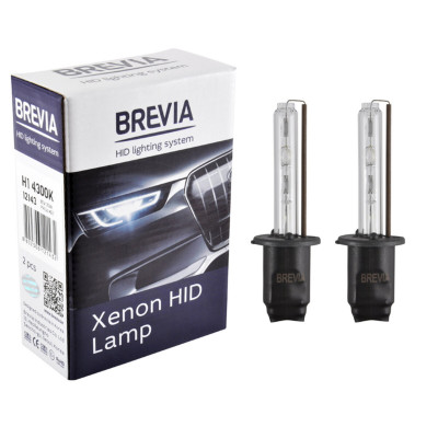 Ксенонова лампа Brevia H1 4300K, 85V, 35W P14.5s KET, 2шт