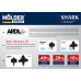 Безкаркасна щітка Molder SHARK 21/530мм
