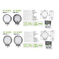 Автолампа світлодіодна Belauto Epistar Spot LED (6*3w)