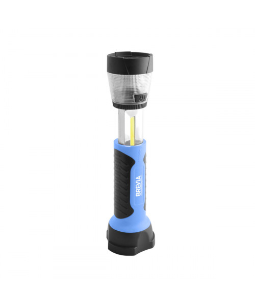 Ліхтар інспекційний телескопічний Brevia LED 3W COB+1W LED+8LED кемпінг 300lm 2000mAh