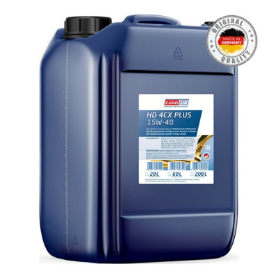 Моторне масло EuroLub HD 4CX Plus 15W-40 20л