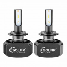 LED автолампа Solar H7 12/24V 6000K 5000Lm 40W, CSP1860 2шт