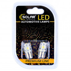 LED автолампа Solar 24V T8.5 BA9s 5SMD white, 2шт