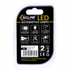 LED автолампа Solar 12V SV8.5 T11x39 4SMD white, 2шт
