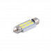 LED автолампа Solar 12V SV8.5 T11x36 6SMD white, 2шт SL1360