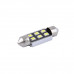 LED автолампа Solar 12V SV8.5 T11x36 6SMD white, 2шт