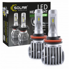 LED автолампа Solar H11 12/24V 6500K 6000Lm 50W Cree Chip