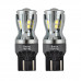 LED автолампа Brevia PowerPro W21/5W 350Lm 14x2835SMD 12/24V CANbus, 2шт