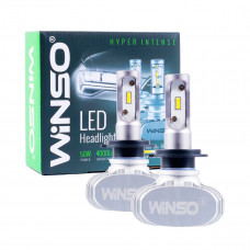 Автолампа Winso LED H7 12/24V 6000К 4000Lm 50W CSP Cree Chip 19х19, 2шт
