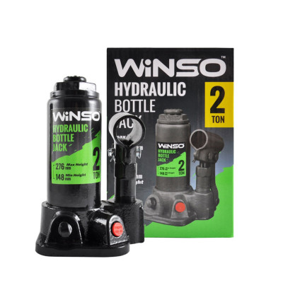 Домкрат гідравлічний пляшковий Winso 2т 148-276мм
