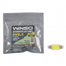 LED автолампа Winso 12V COB SV8.5 T11x39, 10шт 127210
