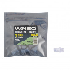 Автолампа Winso LED 24V FLUX T10 W2.1x9.5d, 10шт