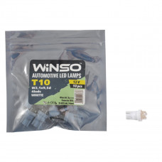 Автолампа Winso LED 12V FLUX T10 W2.1x9.5d, 10шт 127660 Автолампа Winso LED 12V FLUX T10 W2.1x9.5d, 10шт 127660