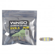 Автолампа Winso LED 12V SMD SV8.5 T11x39, 10шт 127430 Автолампа Winso LED 12V SMD SV8.5 T11x39, 10шт 127430