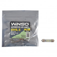 LED автолампа Winso 12V SMD SV8.5 T11x36, 10шт 127480