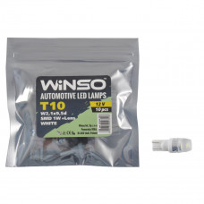 Автолампа Winso LED 12V SMD T10 W2.1x9.5d 1LED, 10шт