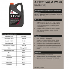 Моторне масло Comma X-FLOW TYPE Z 5W-30 1л