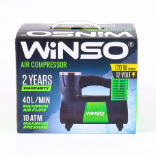 Компресор автомобільний Winso 10 Атм 40 л/хв 170 Вт