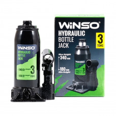 Домкрат гідравлічний пляшковий Winso 3т 180-340мм