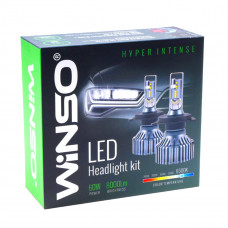 LED автолампа Winso H4 12/24V 60W 8000Lm 6500К ZES Chip, 2шт