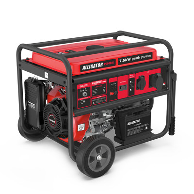 Генератор Alligator бензиновий 7,5кВт (ном 7,0кВт) з електростартером Генератор Alligator бензиновий 7,5кВт (ном 7,0кВт) з електростартером