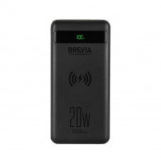 Повербанк (Power Bank) Brevia 10000mAh 20W Wireless Qi10W Li-Pol, LCD