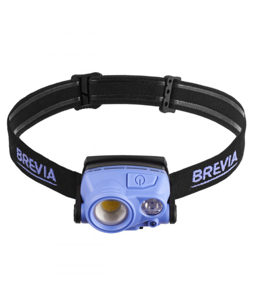 Ліхтар налобний Brevia 400Lm+200Lm, 3W+3W COB, 1200mAh IP65 Ліхтар налобний Brevia 400Lm+200Lm, 3W+3W COB, 1200mAh IP65