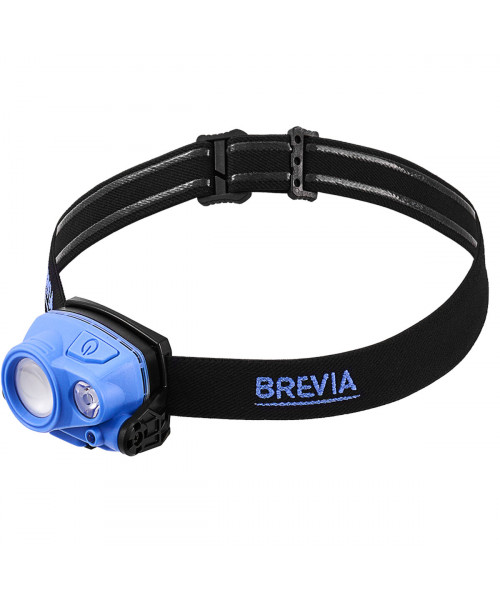 Ліхтар налобний Brevia 400Lm+200Lm, 3W+3W COB, 1200mAh IP65 Ліхтар налобний Brevia 400Lm+200Lm, 3W+3W COB, 1200mAh IP65