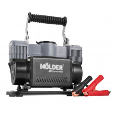 Компресор автомобільний Molder Turbo Air 12В, 10 Атм, 90 л/хв із зажимами АКБ MA25300