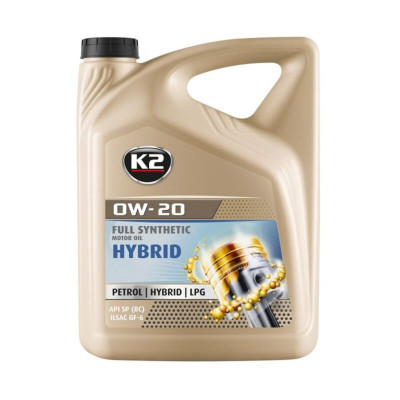 Моторне масло K2 Hybrid Oil 0W-20 5л