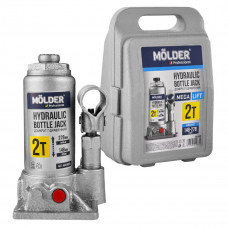 Домкрат гідравлічний пляшковий Molder 2т 148-278мм у кейсі