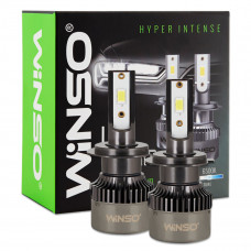 Автолампа Winso LED H7 12/24V 50Вт 5000Лм 6500K CSP3570 2шт