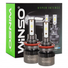 Автолампа Winso LED H8/H11/H16 12/24V 50Вт 5000Лм 6500K CSP3570 2шт