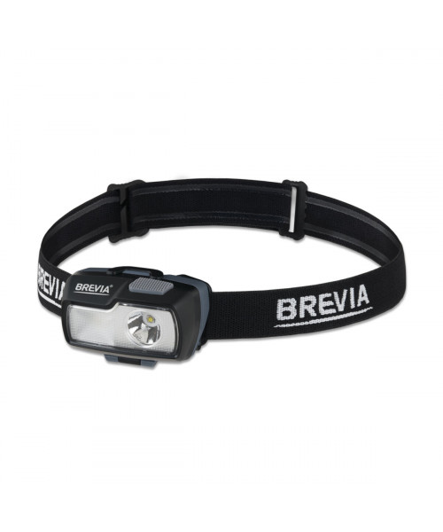 Ліхтар налобний Brevia 470Lm, 4 режими, 2xAA, IP64