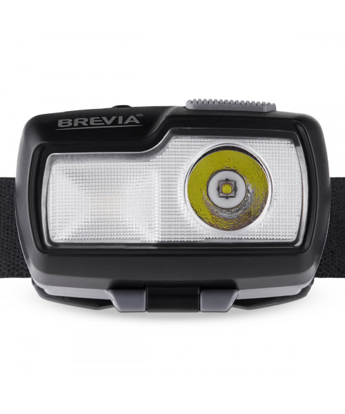 Ліхтар налобний Brevia 470Lm, 4 режими, 2xAA, IP64