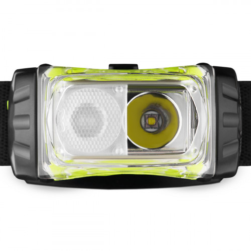 Ліхтар налобний Brevia 255Lm, 3 режими+flash+red, 3xAAA, IP64 (білий/червоний)