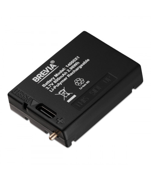 Акумулятор Brevia 3.7V 800mAh Li-polymer з Type-C для налобних ліхтарів