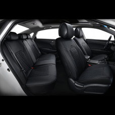 Комплект, 3D чохли для сидінь BELTEX Malibu, black